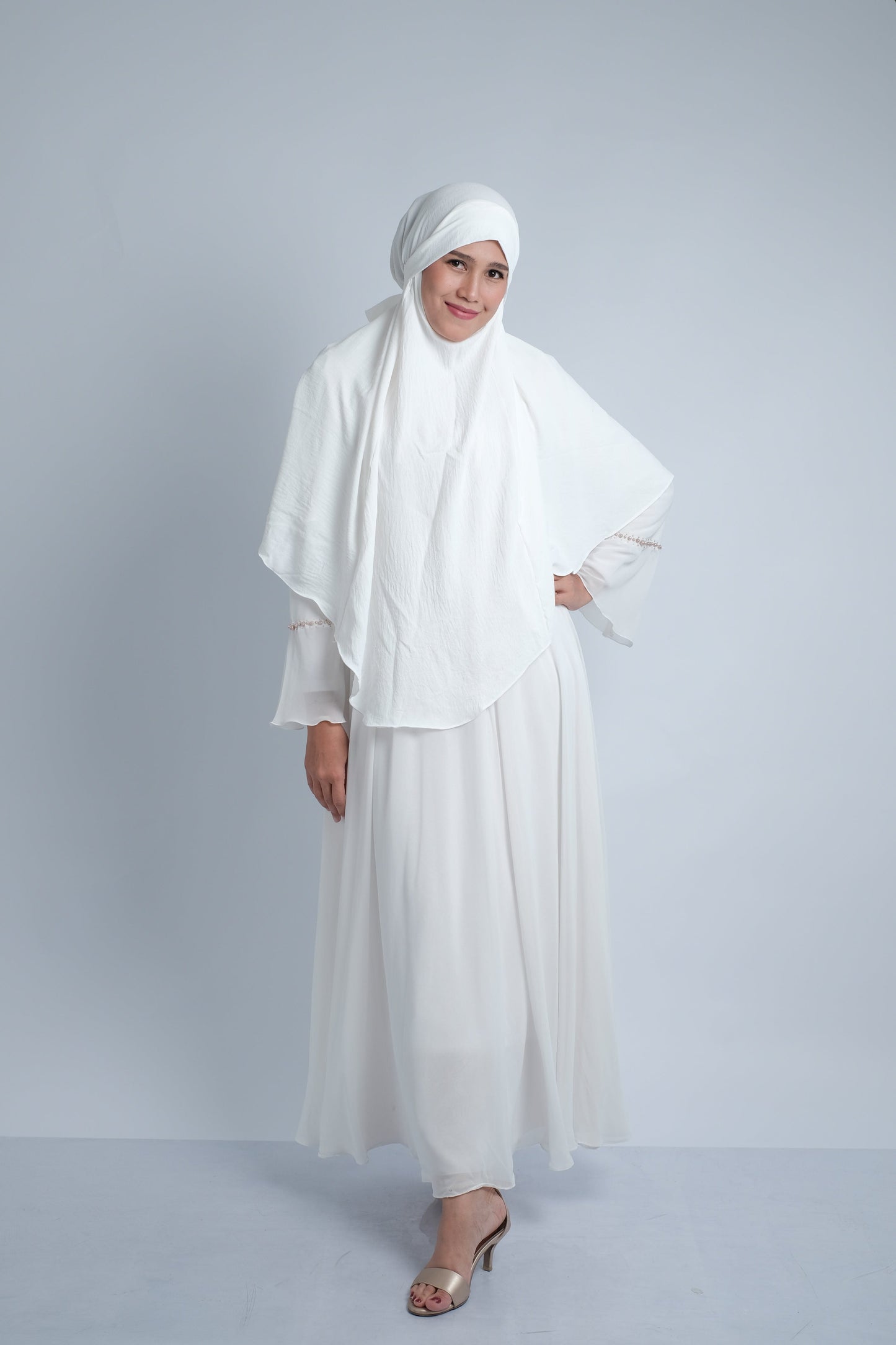 jolienisa Crinkle Khimar – Lightweight Muslim Headscarf for Prayer & Everyday Wear Crinkle Khimar – Lightweight & Elegant Muslim Headscarf