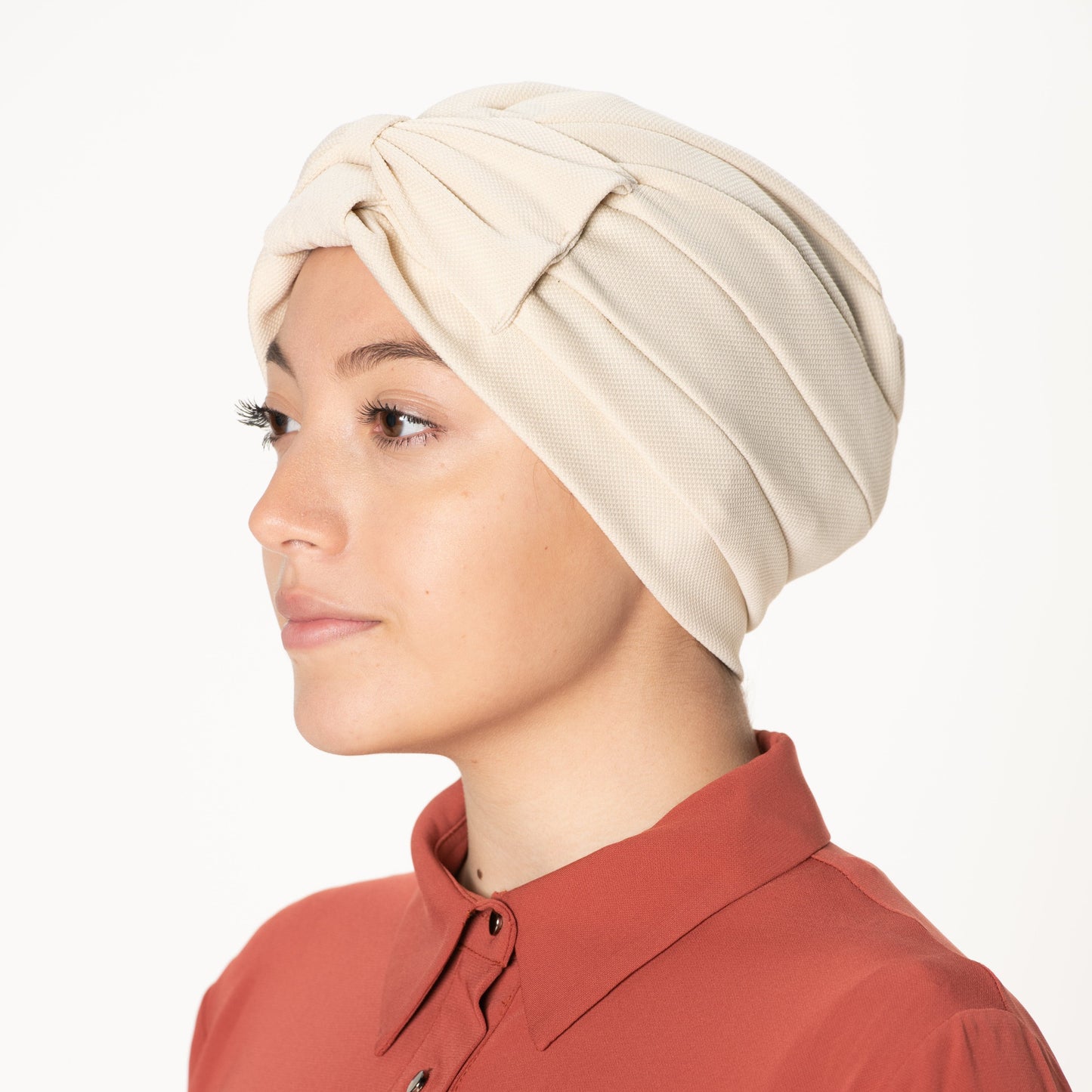 jolienisa Almond Milk Muslim Turban Bonnet