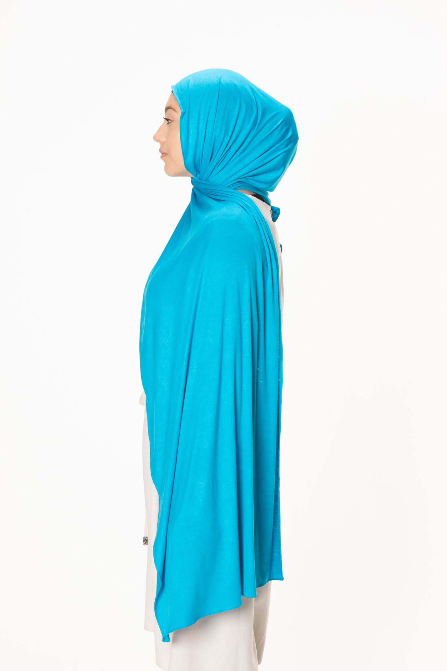 jolienisa Premium Jersey Cotton Hijab Turquoise
