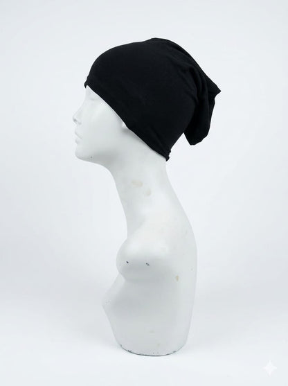 jolienisa Hijab Cap Black Hijab Cap | Soft Stretch Under-Scarf Cap Black Hijab Cap | Under-Scarf Cap – Jolie Nisa Montreal