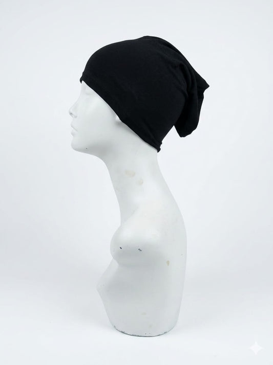 jolienisa Hijab Cap Black Hijab Cap | Soft Stretch Under-Scarf Cap Black Hijab Cap | Under-Scarf Cap – Jolie Nisa Montreal