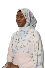 Load image into Gallery viewer, Jolie Nisa Hijab Experience Luxury and Comfort with Jolie Nisa Premium Crinkle Chiffon Hijab - Non-Slip, Elegant and Breathable Hijab for Women

