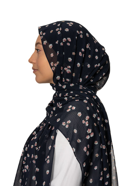 Jolie Nisa Hijab Experience Luxury and Comfort with Jolie Nisa Premium Crinkle Chiffon Hijab - Non-Slip, Elegant and Breathable Hijab for Women
