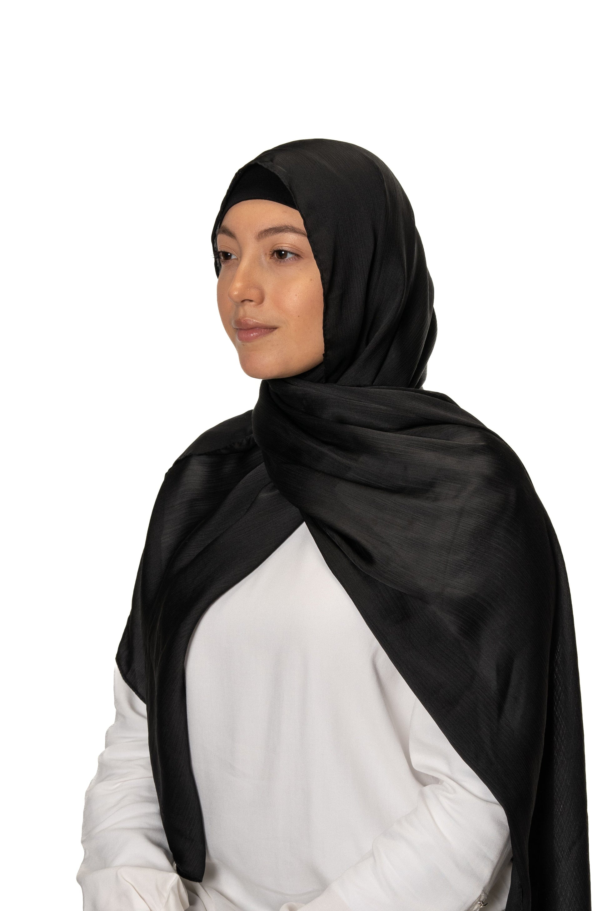 Jolie Nisa Hijab Jolie Nisa None Slip Premium Satin Crinkle Hijab Scarf Your Style with Jolie Nisa None Slip Premium Satin Crinkle Hijab Scarf