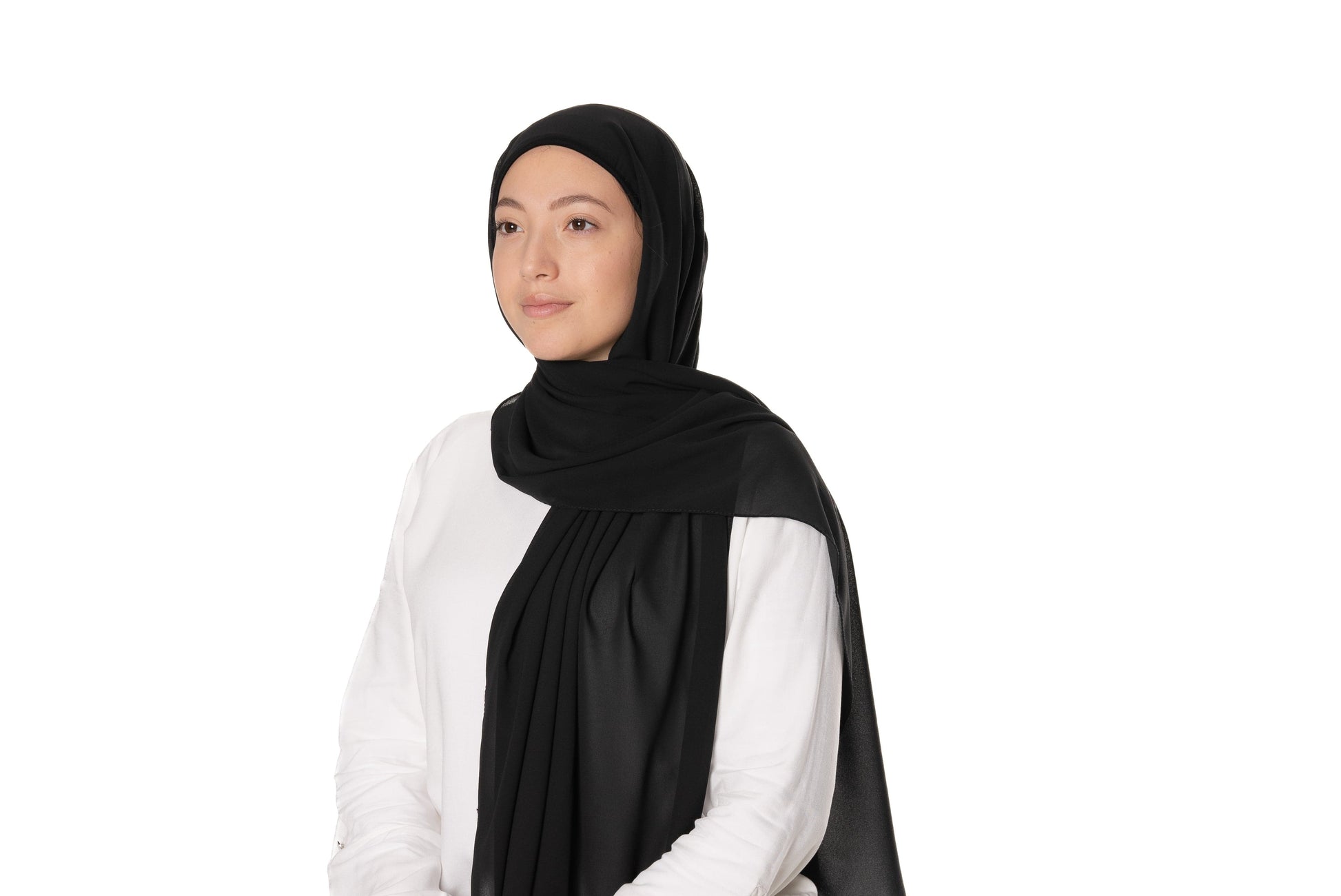 jolienisa Hijab Jolie Nisa Premium Chiffon Hijab with Non-Slip Jersey Cap - Elegant, Comfortable, and Secure Hijab for Women