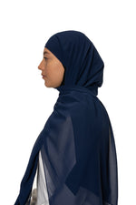 Load image into Gallery viewer, Jolie Nisa Hijab Jolie Nisa Premium None Slip instant Chiffon Ready to Wear Hijab Scarf

