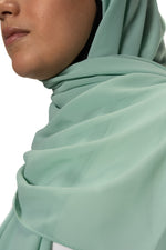 Load image into Gallery viewer, Jolie Nisa Hijab Jolie Nisa Premium None Slip instant Chiffon Ready to Wear Hijab Scarf

