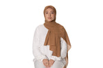 Load image into Gallery viewer, Jolie Nisa Hijab Premium Luxury Crepe Crinkle Hijab - Non-Slip and Comfortable Hijab for All Occasions Premium Luxury Crepe Crinkle Hijab, voile - Soft and Stylish Headscarf
