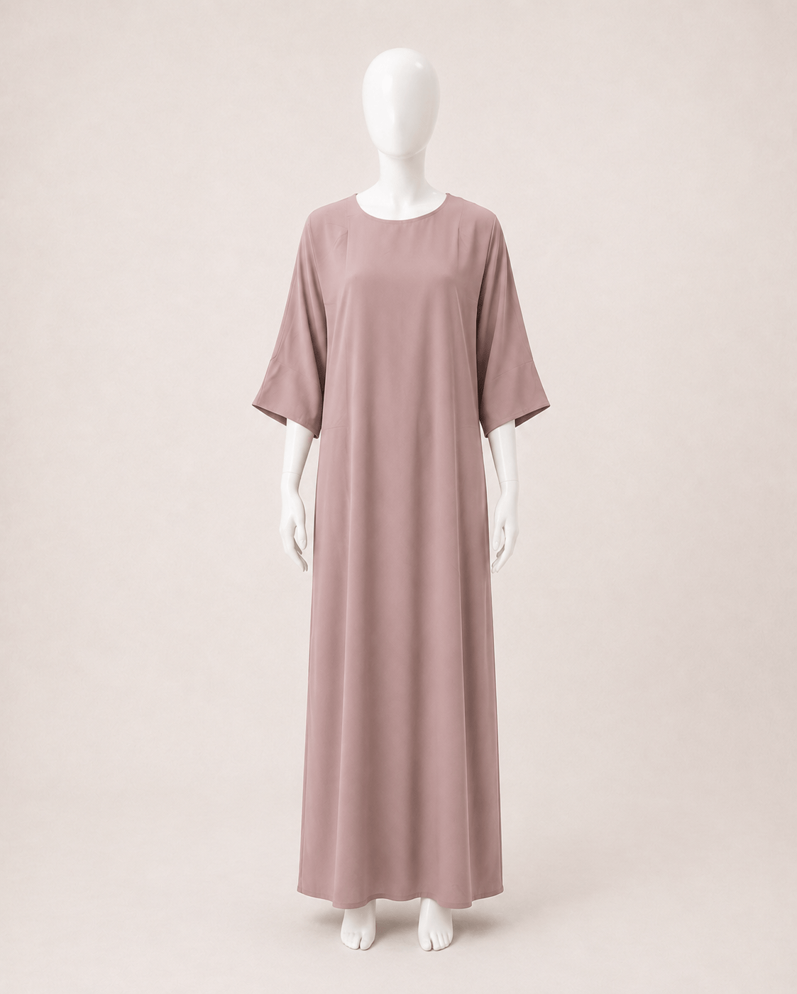 Jolie Nisa Open ABaya Open Abaya with Dantelle Lace Set | Dusty Rose | Jolie Nisa Dusty Rose Open Abaya Set with Lace | Jolie Nisa Montreal
