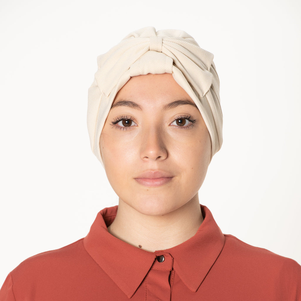 jolienisa Almond Milk Muslim Turban Bonnet