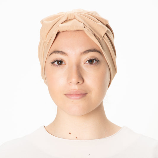 jolienisa Bonnet Warm Appricot Muslim Turban Bonnet