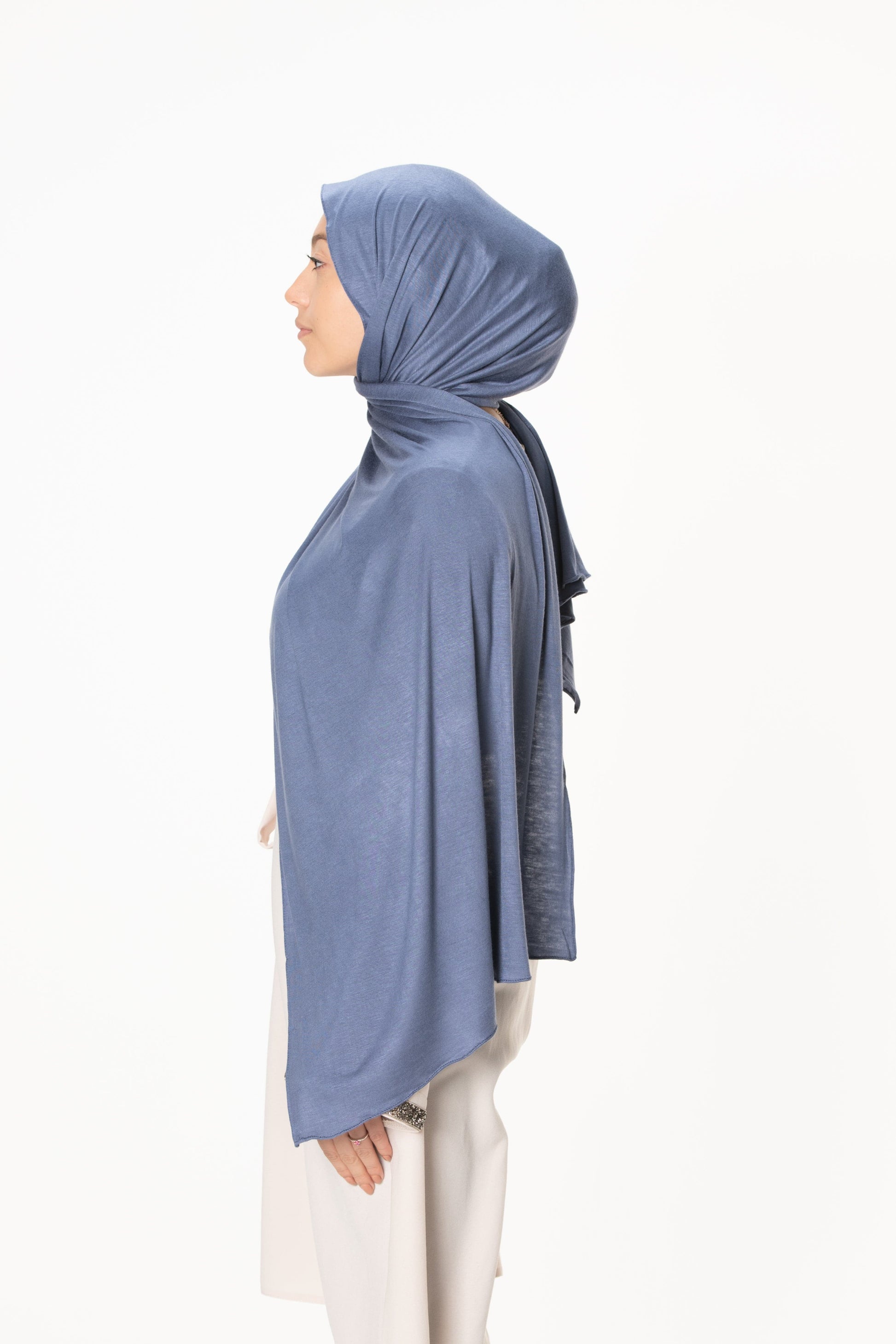 jolienisa Brisk Blue Jersey Cotton Hijab
