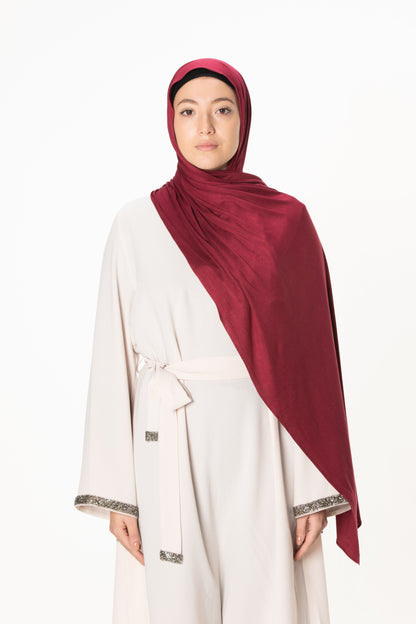 jolienisa Deep Marron Jersey Cotton Hijab