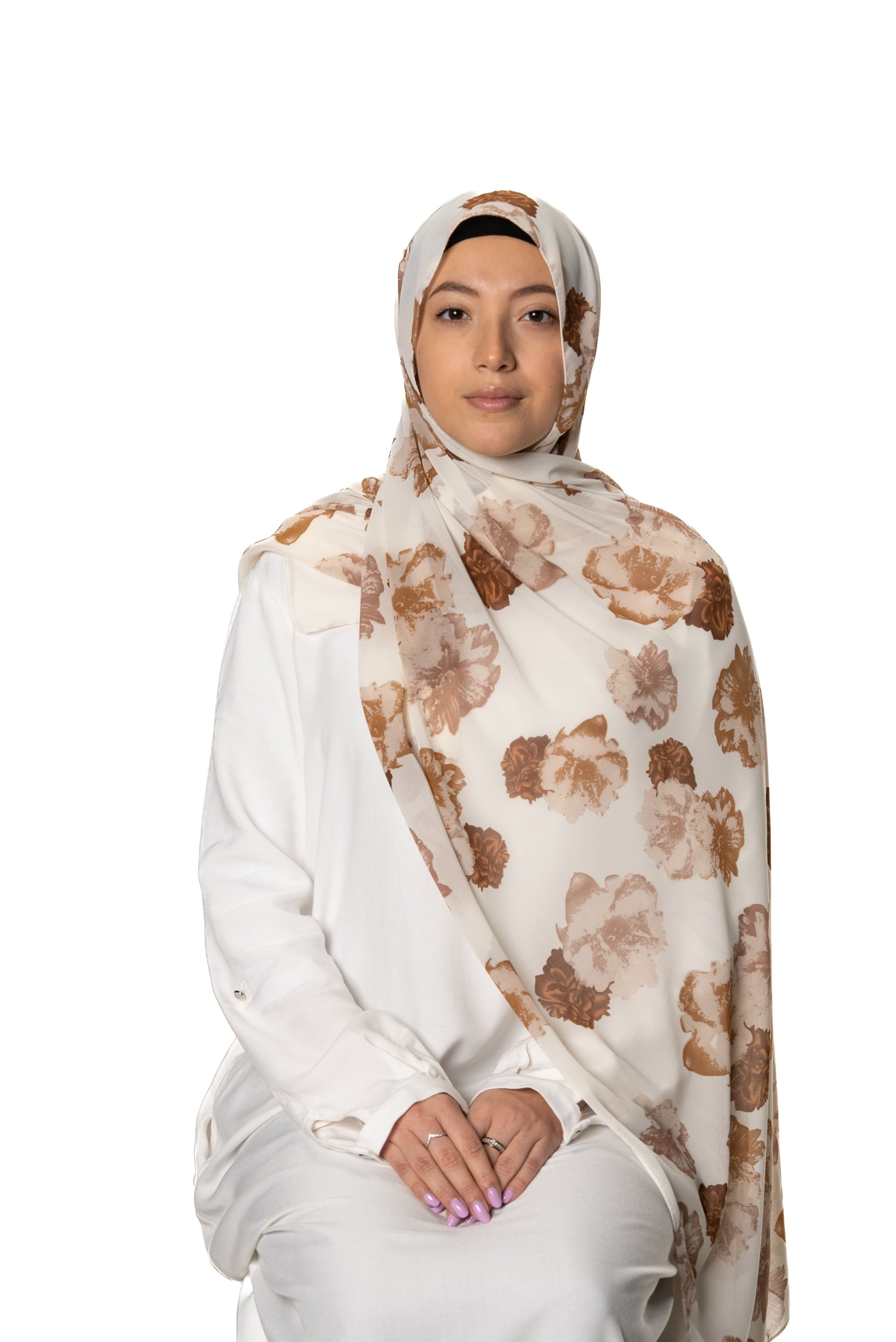Jolie Nisa Hijab Elevate Your Style with Jolie Nisa Non-Slip Printed Chiffon Hijabs - Elegant, Comfortable, and Secure Hijabs for Women