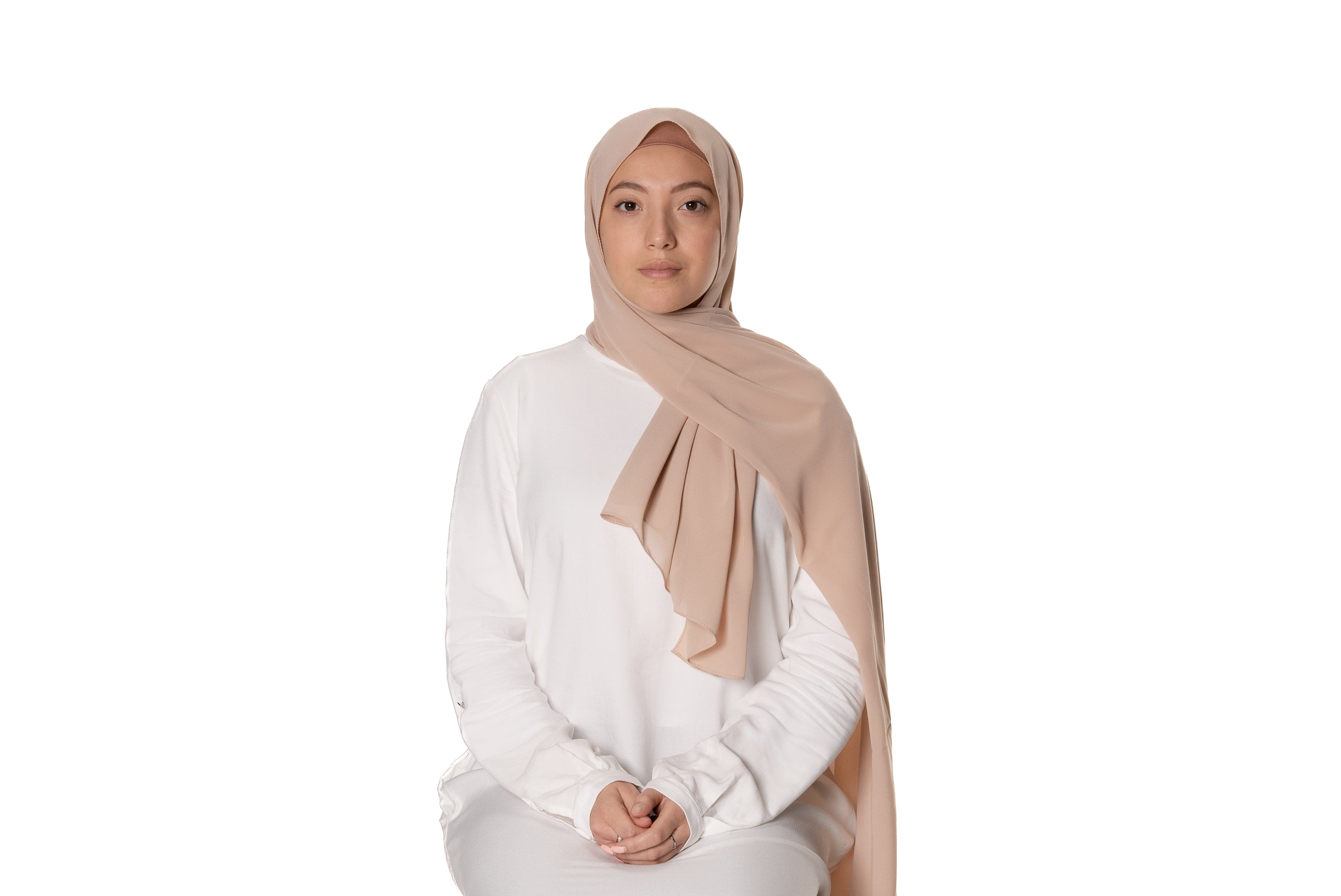 Jolie Nisa Hijab Beige Elevate your style with the Non-Slip Bubble Chiffon Hijab by Jolie Nisa. With its comfortable and secure fit, this hijab is perfect for any occasion. Shop now! Jolie Nisa Non-Slip Premium Bubble Chiffon Hijab for All-Day Comfort 