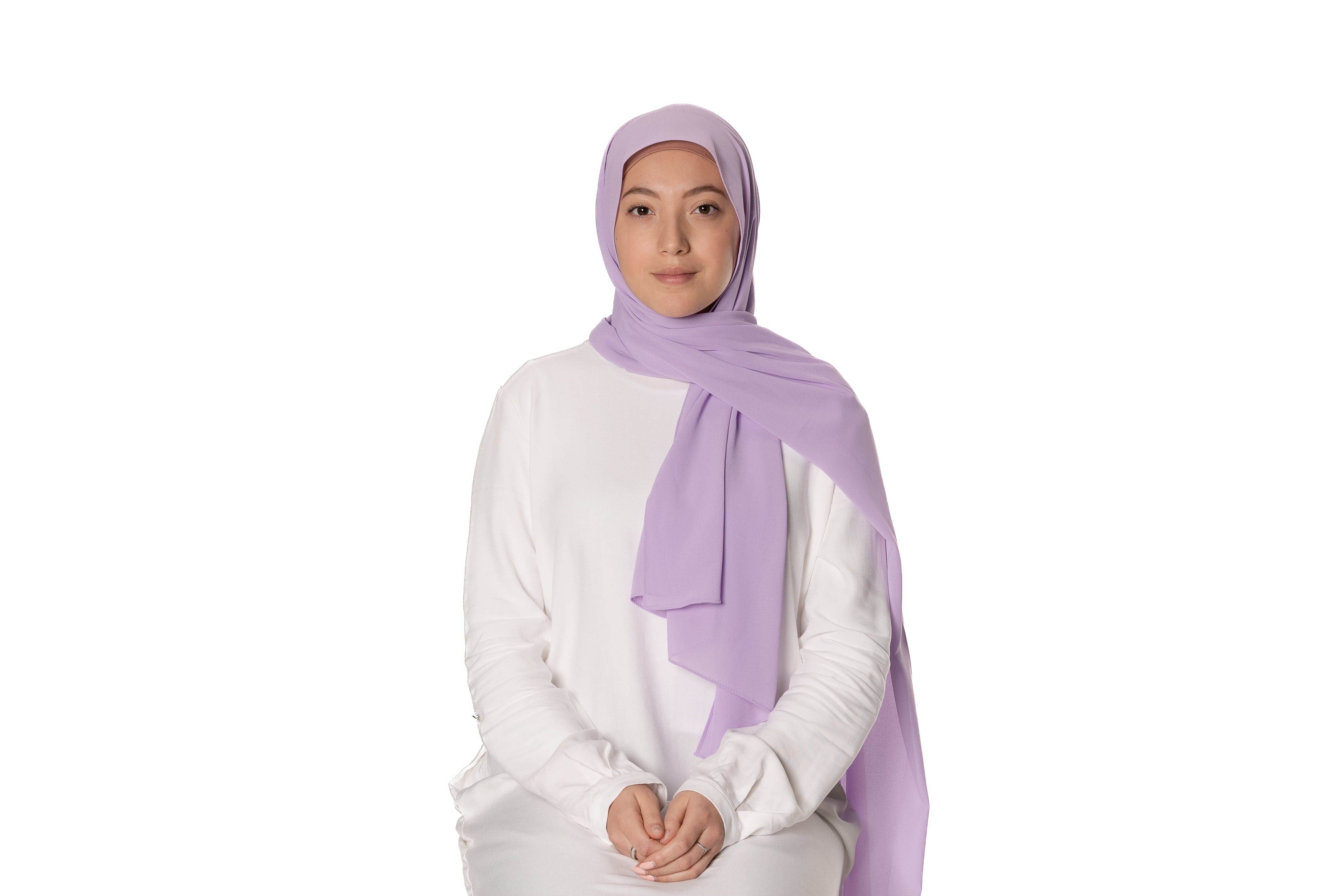 Jolie Nisa Hijab Lavender Elevate your style with the Non-Slip Bubble Chiffon Hijab by Jolie Nisa. With its comfortable and secure fit, this hijab is perfect for any occasion. Shop now! Jolie Nisa Non-Slip Premium Bubble Chiffon Hijab for All-Day Comfort 
