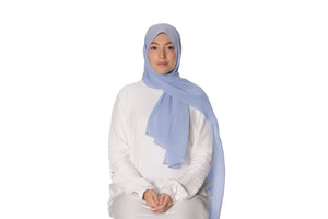 Jolie Nisa Hijab Sky Blue Elevate your style with the Non-Slip Bubble Chiffon Hijab by Jolie Nisa. With its comfortable and secure fit, this hijab is perfect for any occasion. Shop now! Jolie Nisa Non-Slip Premium Bubble Chiffon Hijab for All-Day Comfort 