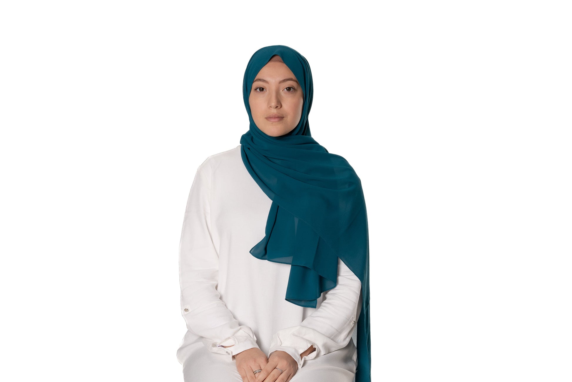 Jolie Nisa Hijab Teal Elevate your style with the Non-Slip Bubble Chiffon Hijab by Jolie Nisa. With its comfortable and secure fit, this hijab is perfect for any occasion. Shop now! Jolie Nisa Non-Slip Premium Bubble Chiffon Hijab for All-Day Comfort 