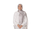 Load image into Gallery viewer, Jolie Nisa Hijab Silver Grey Jolie Nisa Imitation Silk Hijab - Elegant &amp; Comfortable Scarf for Women
