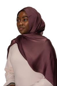 Jolie Nisa Hijab Plum Jolie Nisa None Slip Premium Satin Crinkle Hijab Scarf Your Style with Jolie Nisa None Slip Premium Satin Crinkle Hijab Scarf