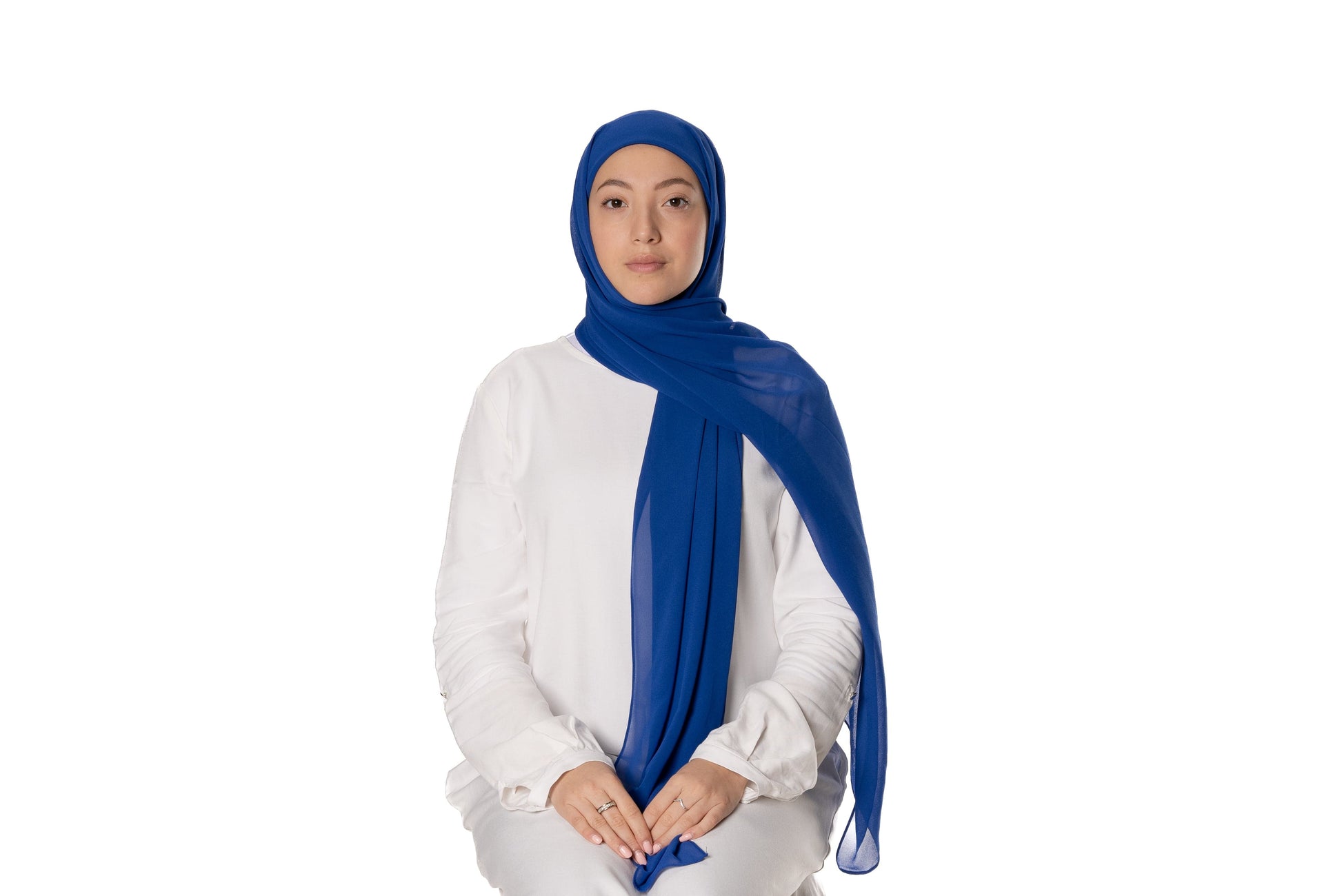 jolienisa Jolie Nisa Premium Chiffon Hijab with Non-Slip Jersey Cap - Elegant, Comfortable, and Secure Hijab for Women