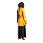 Load image into Gallery viewer, jolienisa Mustard Flared Tunic with Buckle Belt
