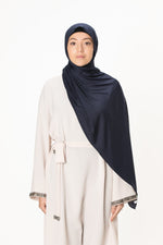 Load image into Gallery viewer, jolienisa Navy Blue Jersey Cotton Hijab
