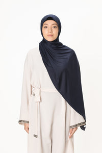 jolienisa Navy Blue Jersey Cotton Hijab