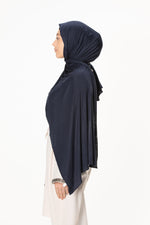 Load image into Gallery viewer, jolienisa Navy Blue Jersey Cotton Hijab
