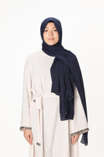 Load image into Gallery viewer, jolienisa Navy Modal Crinkle Hijab
