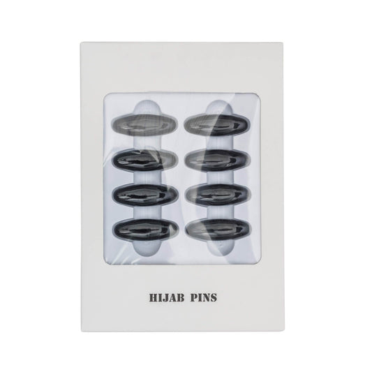 jolienisa Oval Hijab Pins - Black