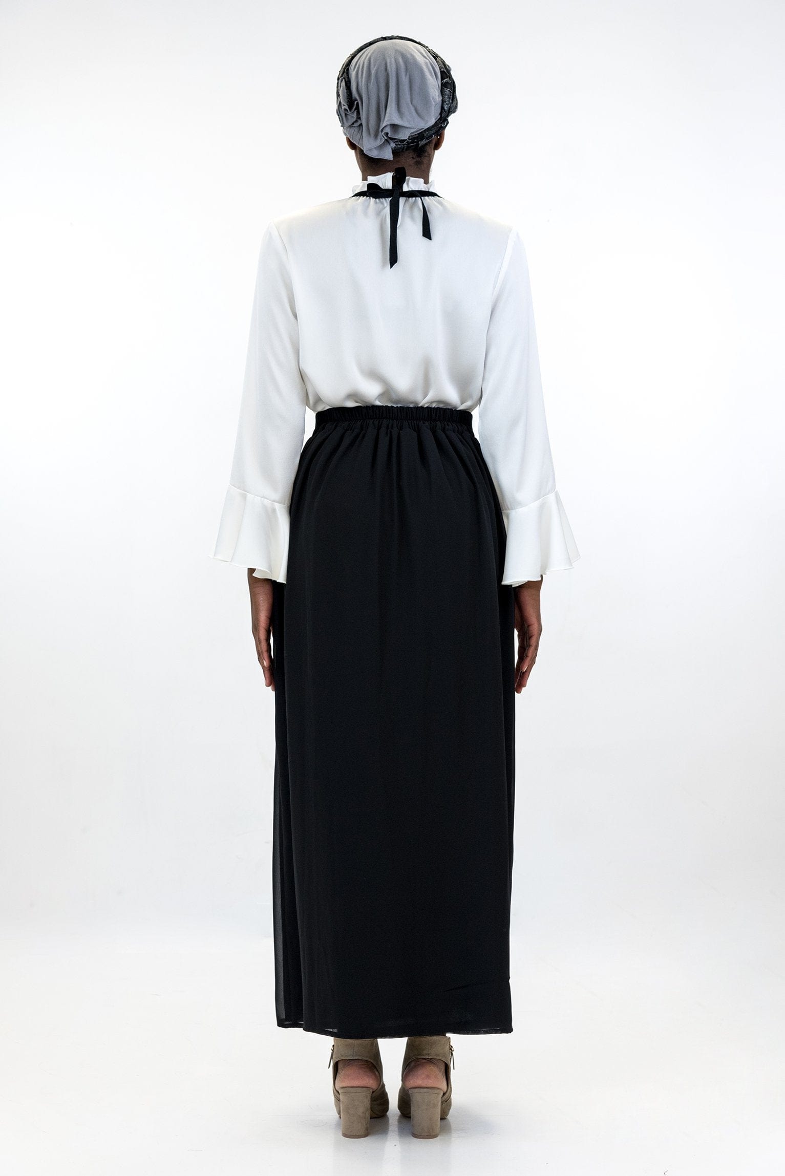jolienisa Pleated Maxi Skirt - Black