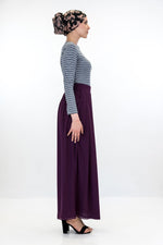 Load image into Gallery viewer, Pleated Maxi Skirt - Purple - jolienisa
