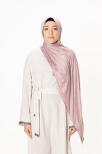 Load image into Gallery viewer, jolienisa Premium Jersey  Cotton Hijab Retro pink
