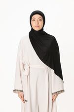 Load image into Gallery viewer, jolienisa Pure Black Jersey Cotton Hijab
