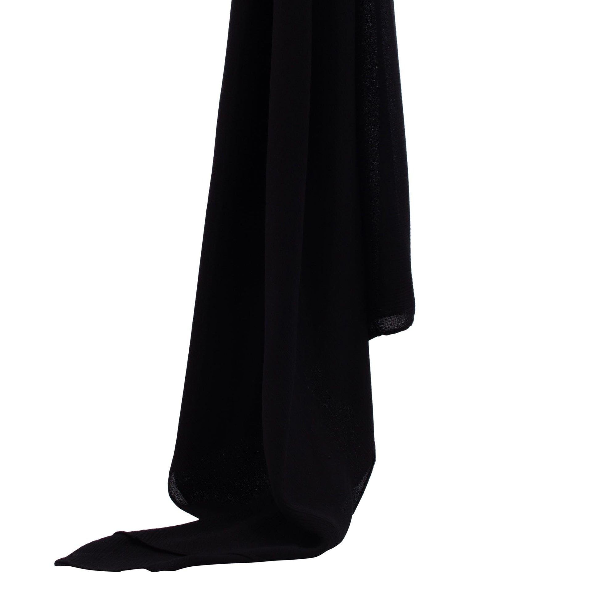 jolienisa Real Black Modal Crinkle Hijab