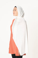 Load image into Gallery viewer, jolienisa Scarves &amp; Shawls Premium Jersey  Cotton Hijab Off White
