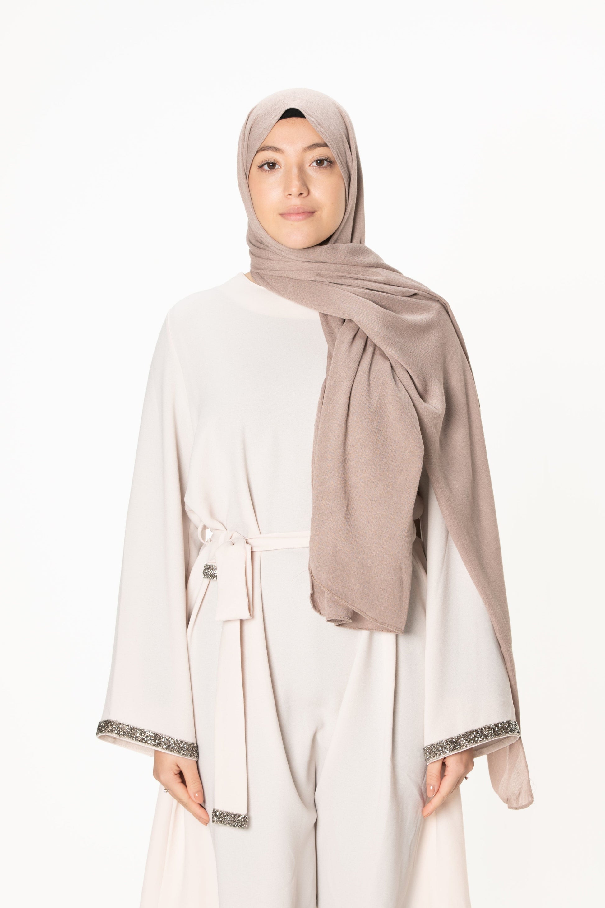 jolienisa Tan Modal Crinkle Hijab