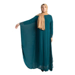 Load image into Gallery viewer, Teal Evening Batwing Kaftan
