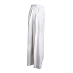 Load image into Gallery viewer, jolienisa White Cotton Linen Front pocket Flared Palazzo Pant
