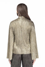 Load image into Gallery viewer, jolienisa ZOYA Gold - Top Blouse with Mock Neck
