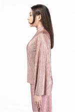 Load image into Gallery viewer, ZOYA Rose - Top Blouse with Mock Neck Side
